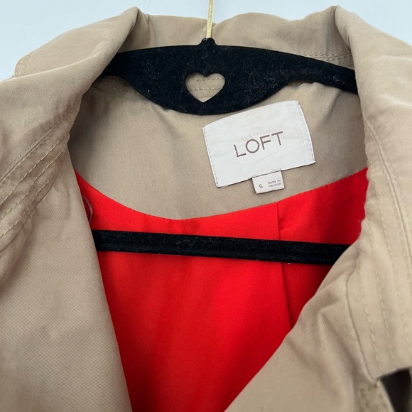 Loft Beige Trench Coat - Picture 3 of 3